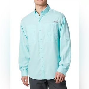 Columbia PFG Button Down Fishing Shirt